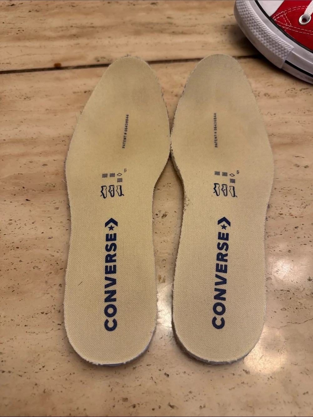 Converse Red Low Top Canvas Sneakers